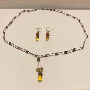 Delicate Necklace & Earring Set